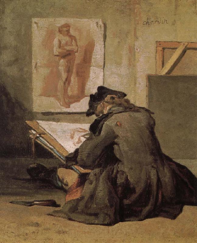 Jean Baptiste Simeon Chardin People are painting France oil painting art